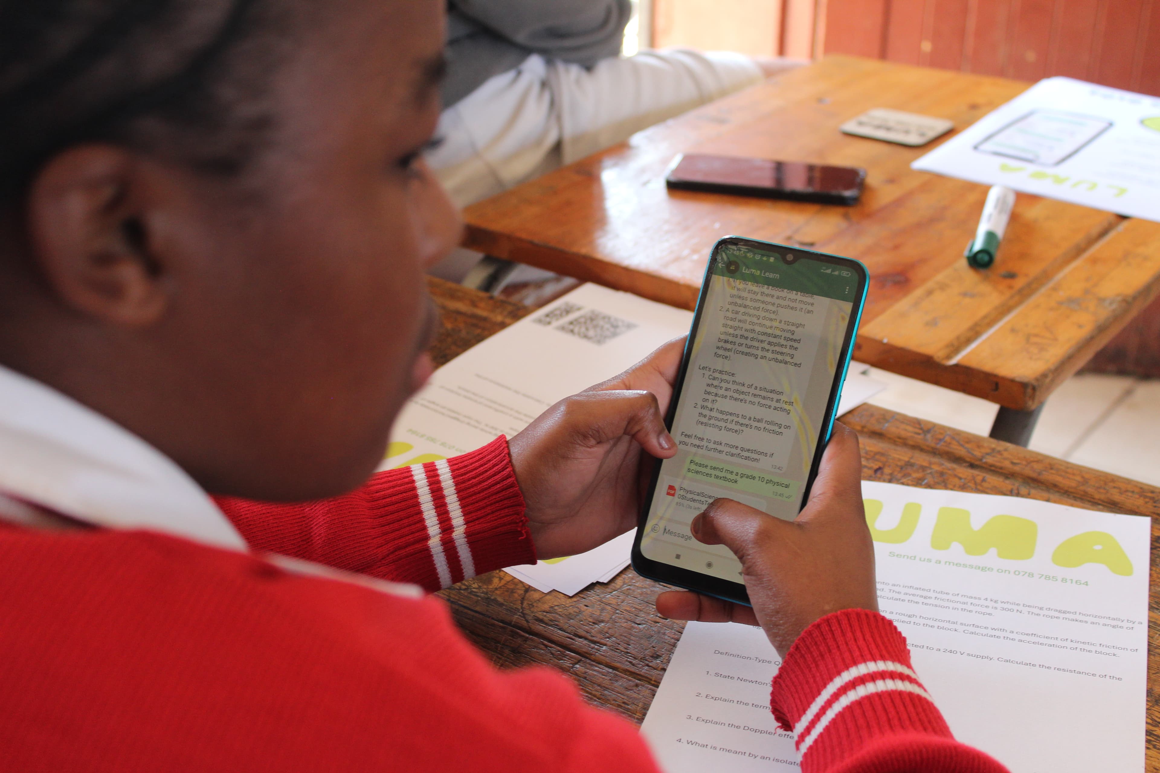 Learners in South Africa